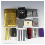 Zippos, Playboy, Capri, More Lighters (*12)