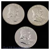 US Silver Proof Franklin 50c, 3