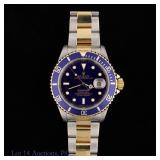Rolex Submariner 16613 Two Tone Bluesy Overhauled
