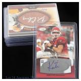 16 Signed Football Cards, Certified