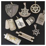 Sterling Silver Pendants Lot