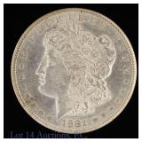 1881-S US Silver Morgan Dollar (*Some Org Luster)