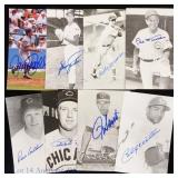 Chicago Cubs Signed Postcards (8)