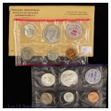 1961 P,D US 90%-Silver Unc. 10-Coin Mint Set