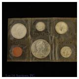 1965 Canada Silver 6-Coin Mint Set (P/L)