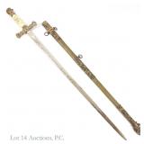 Knights Templar Masonic Fraternal Ceremonial Sword
