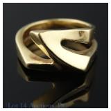14k(?) Yellow Gold Designer Ring