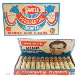 1968 Win With Dick Bubble Gum Cigars (Comp Box)