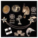 Sterling Silver Brooches & Pins