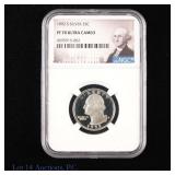 1992-S US Silver Wash. 25c (NGC PF70-U. C.)