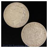 1900o & 1935s US Silver Dollars (*Better Dates), 2