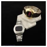 Pulsar P3 14K GF & P2 Time Computer Watches (2)