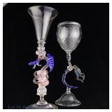 William Gudenrath & Unsigned Venetian Art Glass