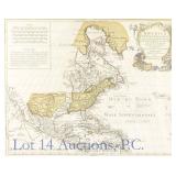 Tobias Conrad Lotter America Septentrionalis Map