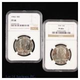 1964 US Silver Kennedy 50c (NGC PF 68), 2