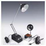'60s Lightolier Lytegem & '70s Mobilite Desk Lamps