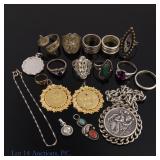 Sterling Silver Rings, Pendants, Bracelets