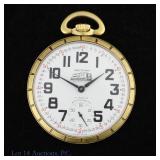 Waltham Art Deco Locomotive Pocket Watch