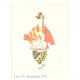 Picasso 'Chinese Conjurer's Costume' Print