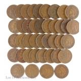 1880 - 1908 US Indian Head Cents, 40