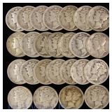 Pre-1940 US Silver Mercury 10c (Full Dates), 25