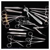 Surgical Clamps, Scissors, Tweezers, More (22)