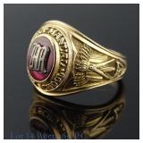 1957 10k Gold Vintage Class Ring