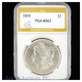 1899 (P) US Silver Morgan Dollar (Tough To Find)