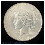 1934-D US Silver Peace Dollar