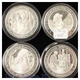 92.5%-Silver History U.S. Medals (ASW 4.6 Oz), 4