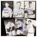Detroit Tigers Signed Postcards (6)