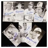 Baltimore Orioles Signed Postcards / Pics (7)