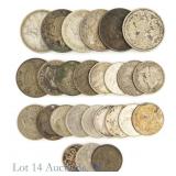 Various Silver World Coins (+25)