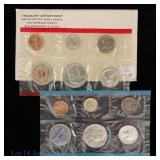 1962 P,D US 90%-Silver Unc. 10-Coin Mint Set