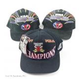 Chicago Bulls NBA Champs 90s Hats 2 NWT + 1