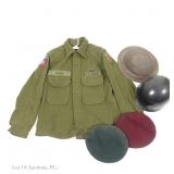 WWI & Later Headwear & Shirt (Green Beret)