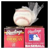 Doerr, Ferrell, Sievers Signed Baseballs