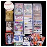 Baseball Cards (46) + 1 Signed Baseball