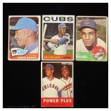 4 1960's HOF Topps Baseball Cards
