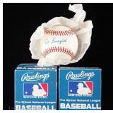 Schoendienst Slaughter Garagiola Signed Baseballs