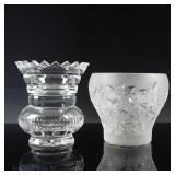 Crystal Votive Candle Holders (Lalique, W Yeoward)
