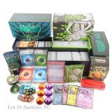 Pokemon Cards, Sleeves, Game Coins (+1000)