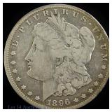 1896-S US Silver Morgan Dollar (VG)