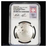 2014-P US Silver Baseball HOF $1 (NGC PF70)