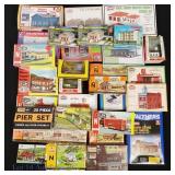 N-Scale Model Train Buildings and Props, NIB (+30)