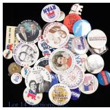 Political Campaign Pins And Tokens
