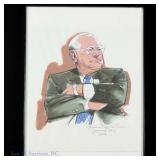 Cheryl Cook Original Court Sketch Gov. George Ryan