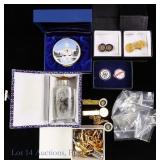 IL Gov George Ryan Cuff Links & Pins