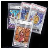 Graded LeBron James Basketball Cards (4)