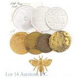 US Various Merchant Soap Themed Exonumia Items (8)